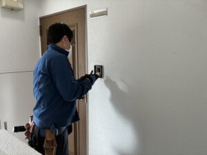 集合インターホン更新工事