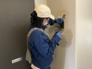 集合インターホン更新工事